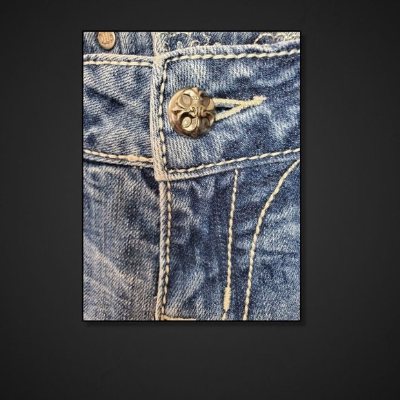 Miss Me Blingy Womens Blue Jeans Size 26 - Picture 3 of 9